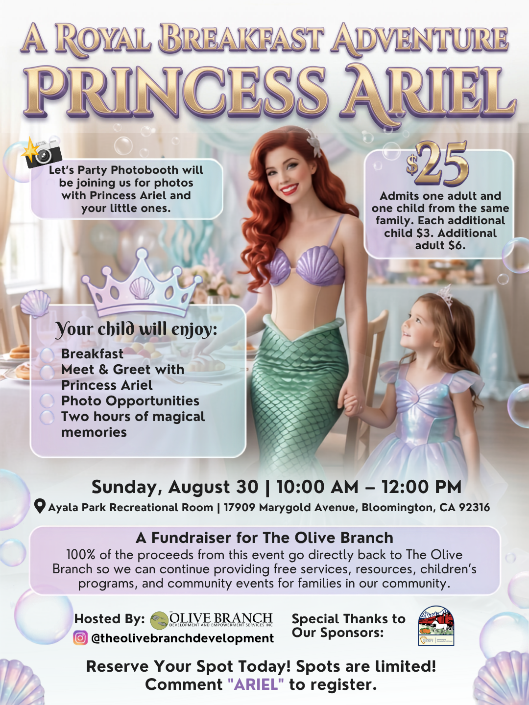 A Royal Breakfast Adventure With Princess Ariel